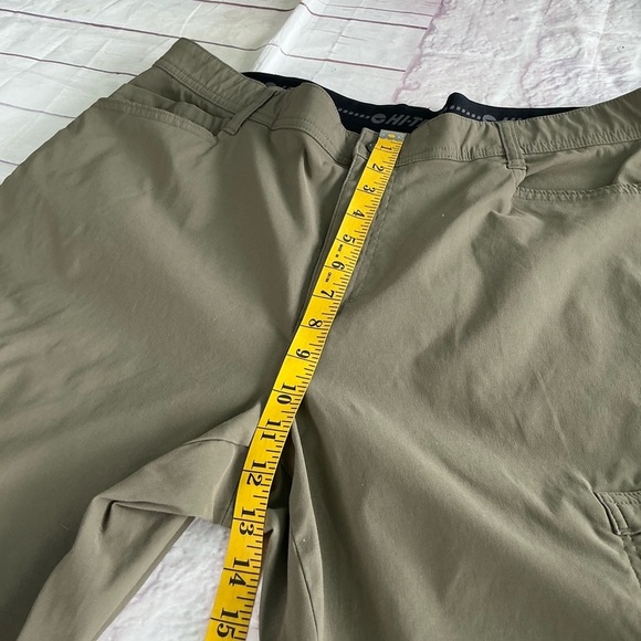 Hi-Tec Green Cargo Pants Straight-Leg Durable - Picture 7 of 13
